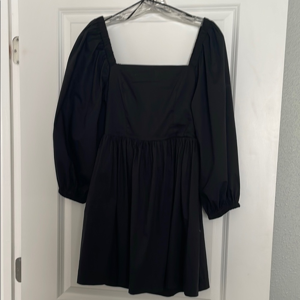 Forever 21 Black Bishop Sleeve Sundress
